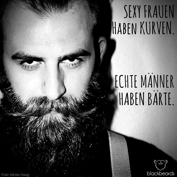 Sexy Frauen Haben Kurven Echte Manner Haben Barte Blackbeards