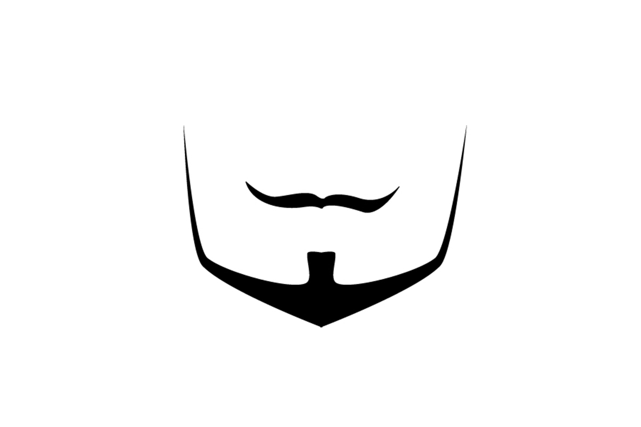Der Bartstil Anchor ist eine Kombination aus einem klar definiertem dicken Chin-Strap in Ankerform und einem Oberlippenbart.
