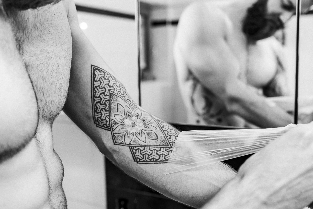 Tipps für ein frisch gestochenes Tattoo.